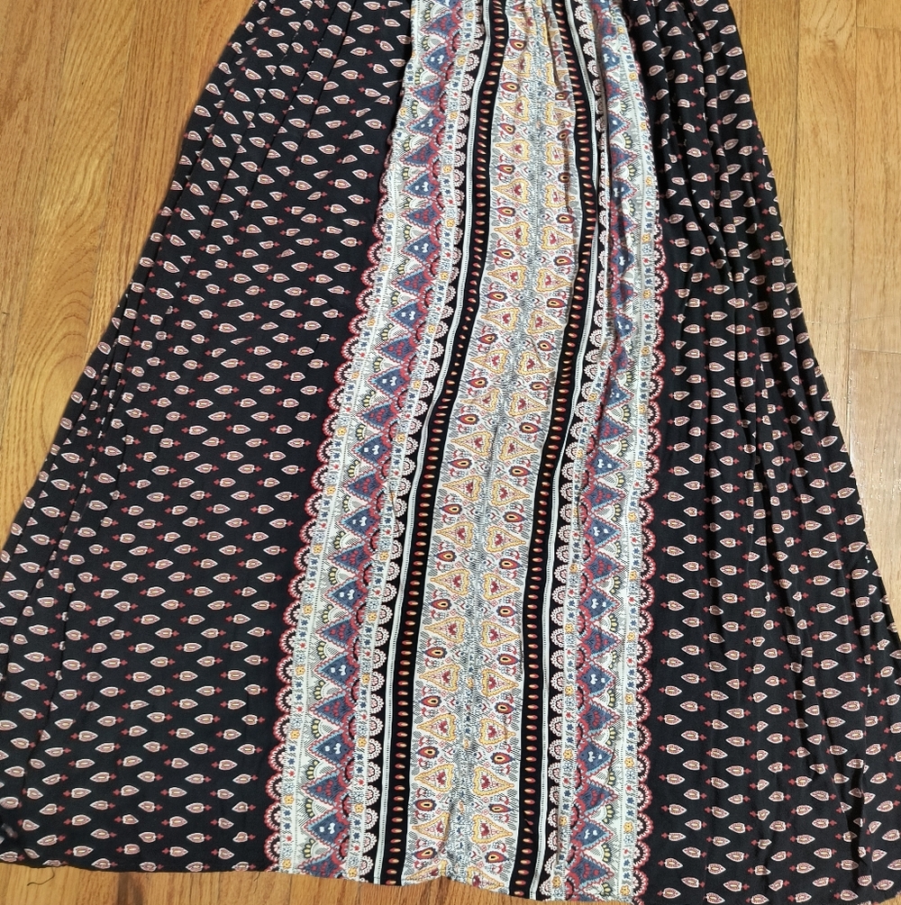 3/$10⭐ Boho Peasant Maxi Dress, Rayon, Women's Small/Medium - Picture 12 of 16